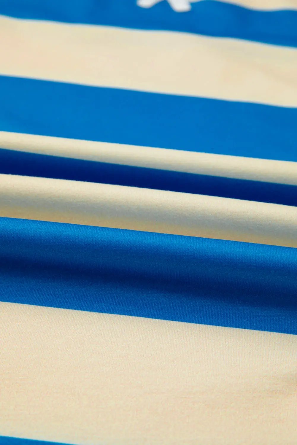 Blue Stripe Floral Color Block Drop Shoulder Plus Size Top Dear-Lover Dropshipping